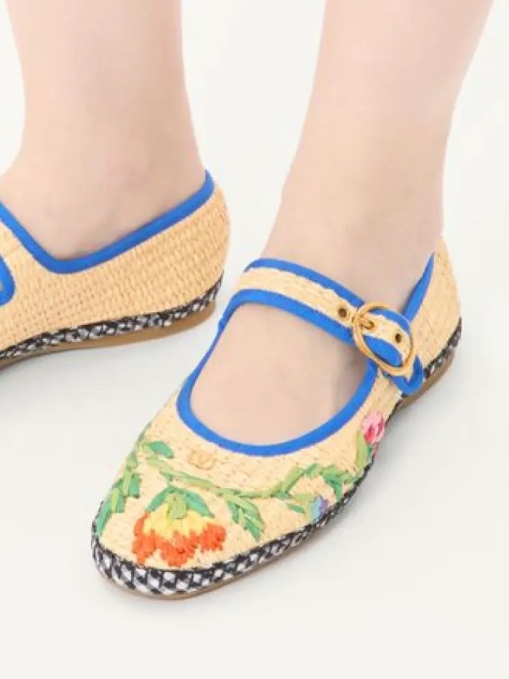 Valentino Embroidered Ballerina Flats